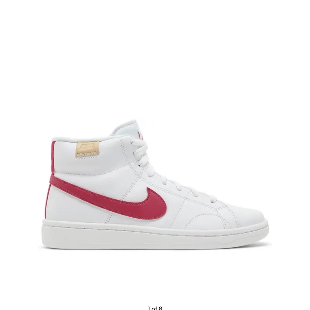 Nike Wmns Court Royale 2 Mid 'White Rush Pink size 7